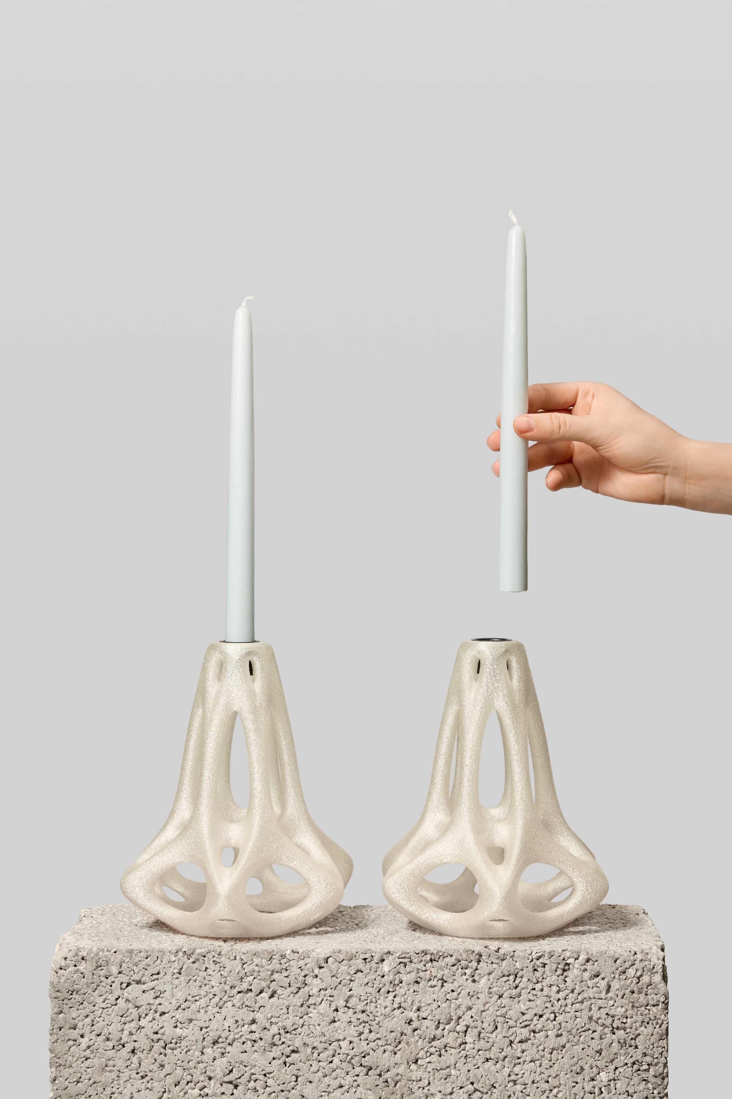 THICK candleholder — form and shadow
